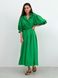 Сукня-сорочка з розкльошеною спідницею, Зелений, S-L