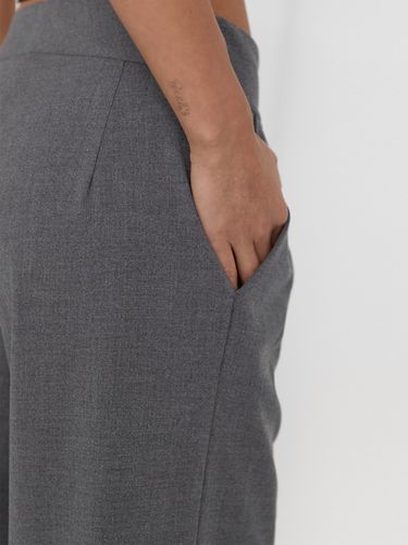 Костюм-двійка в стилі кежуал з костюмної тканини, Сірий, One Size