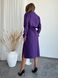 Елегантне плаття-халат з декольте, Фіолетовий, S