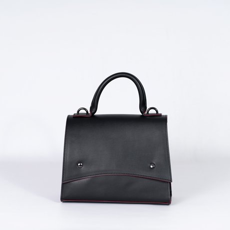 Жіноча сумка-портфель, Чорний