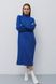 В'язана сукня оверсайз із вертикальними смугами, Синій, One Size